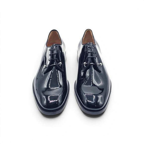 Christian Louboutin Chambeliss Patent Leather Derby Shoes Black EU 41.5 US 8.5 main image 6